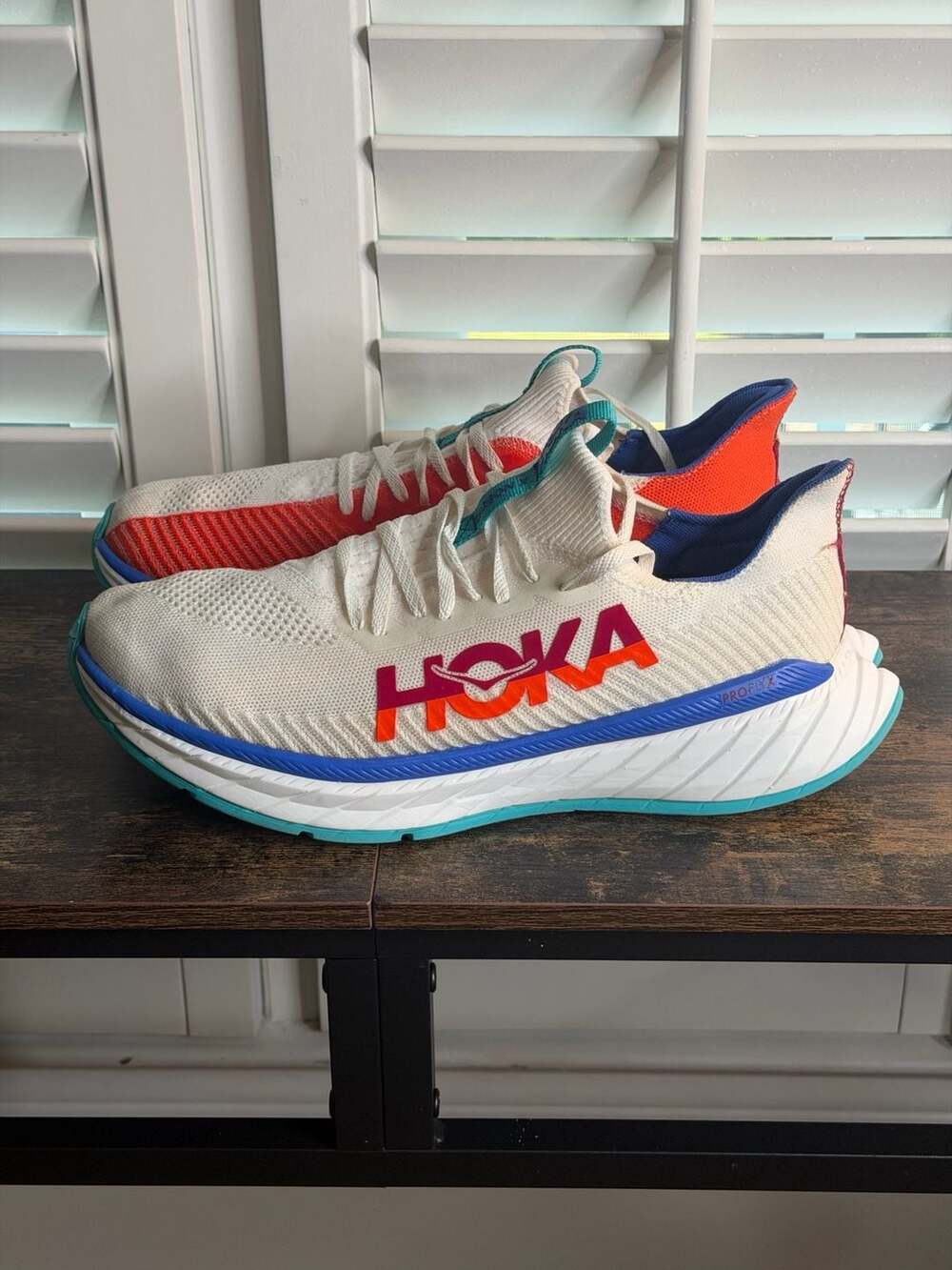 HOKA Carbon X 3 Running Shoes Billowing Sail Evening Primrose Men's Size 13